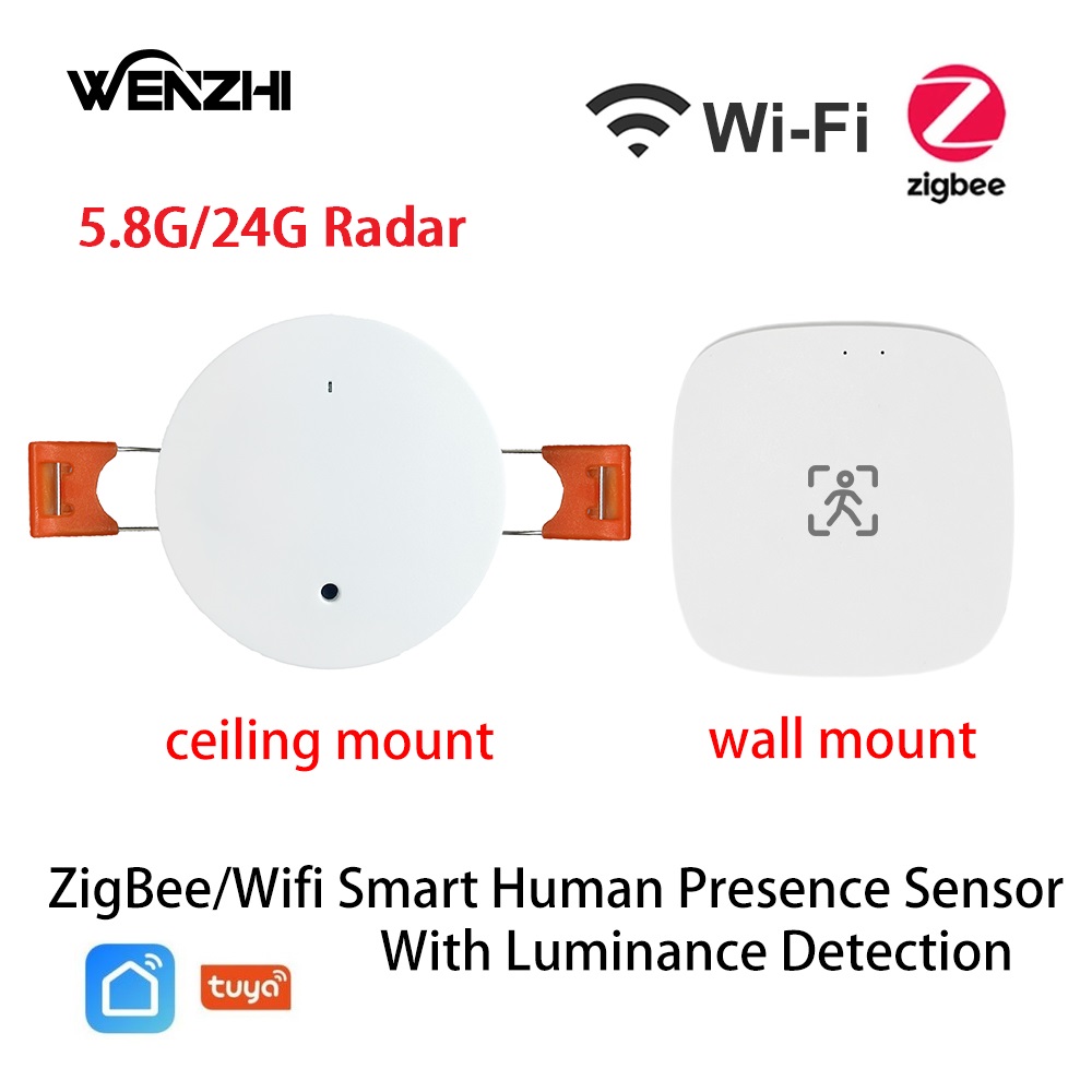 Home Assistant Tuya - ZigBee Wifi 5.8/24G MmWave Radar insan