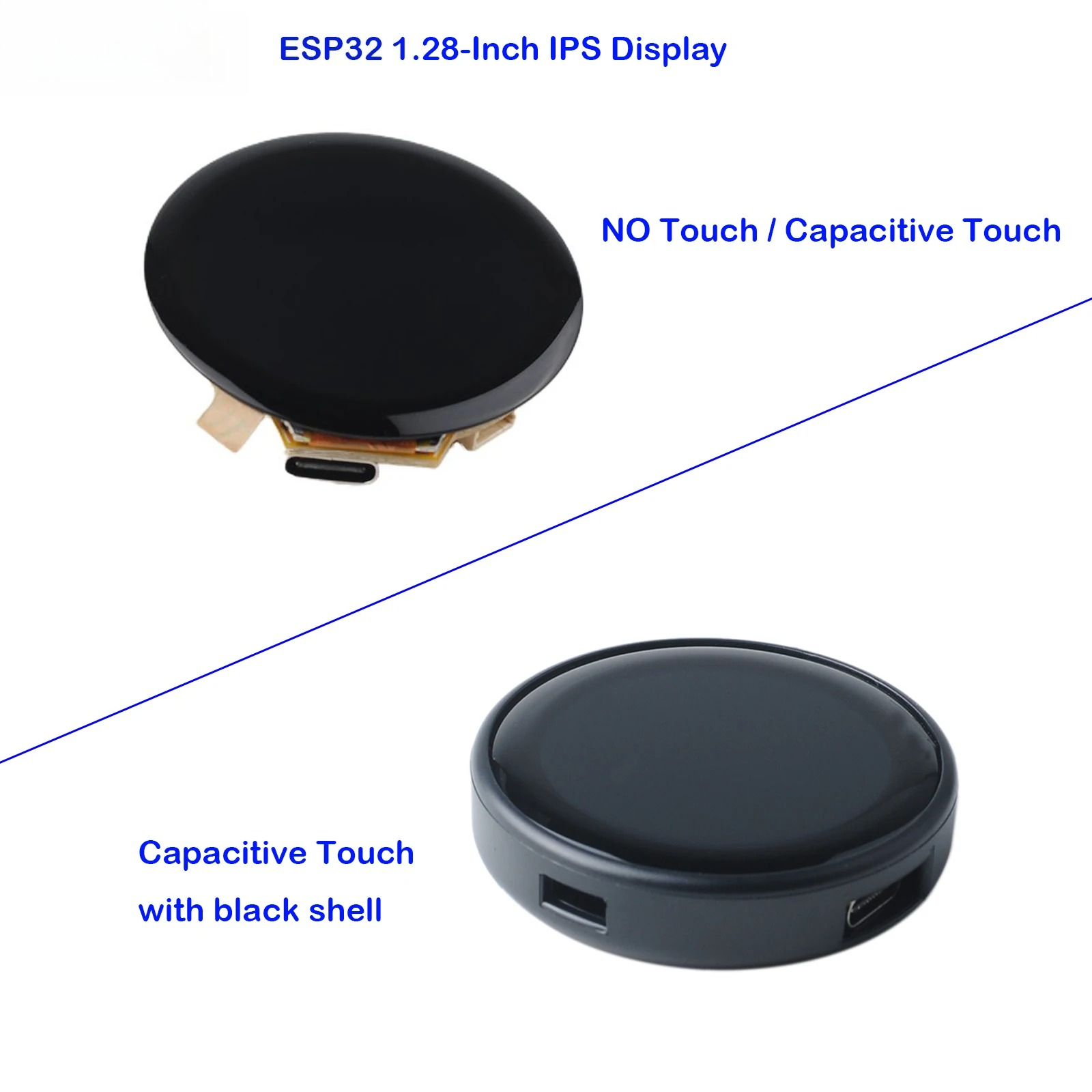 Smart Home Module Iot - ESP32 Ekran 1.28 inç ESP32-C3 WiFi+BLE
