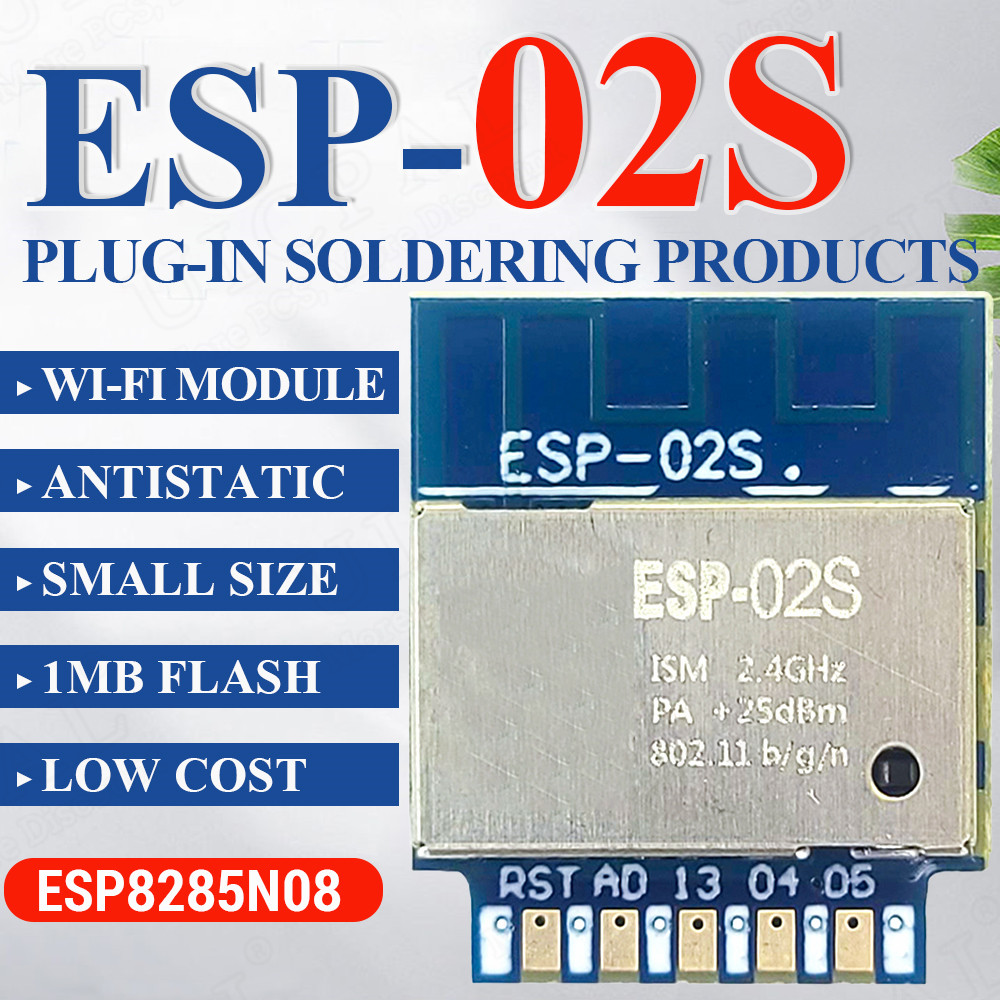 Smart Home Module Iot - ESP-02S Seri Kablosuz 2.4G Wifi Modülü