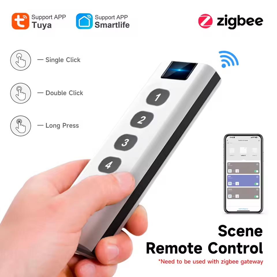 Tuya ZigBee Akıllı Sahne Anaht - Tuya 4 Channel incelemesi ve fiyatı